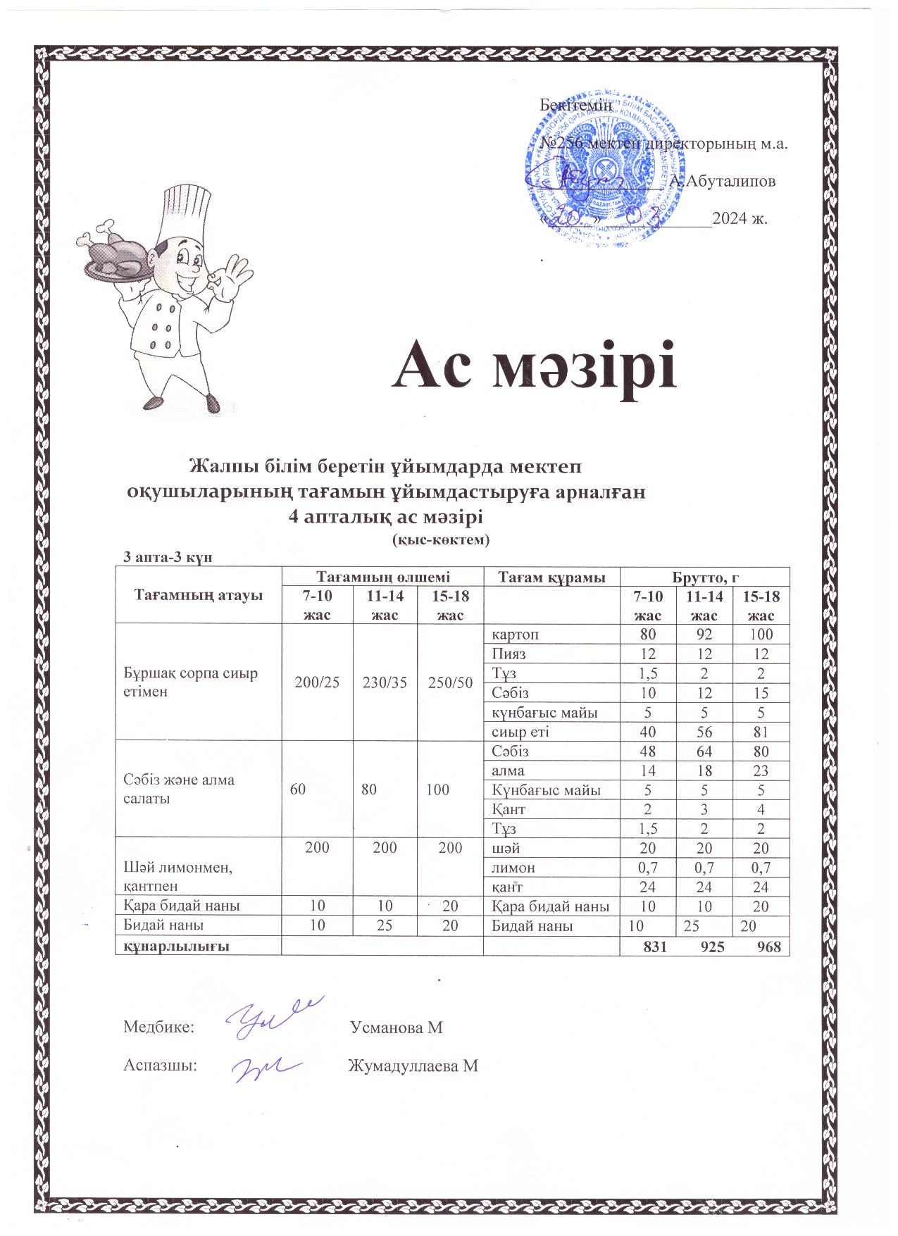 Наурыз ас мазири